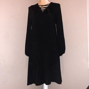 Black long sleeve dress